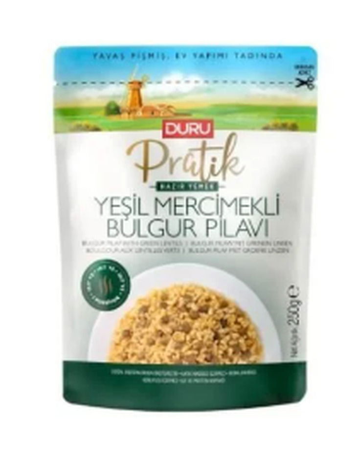 DURU PRATİK BULGUR PİLAVI 250 GR MERCİMEKLİ
